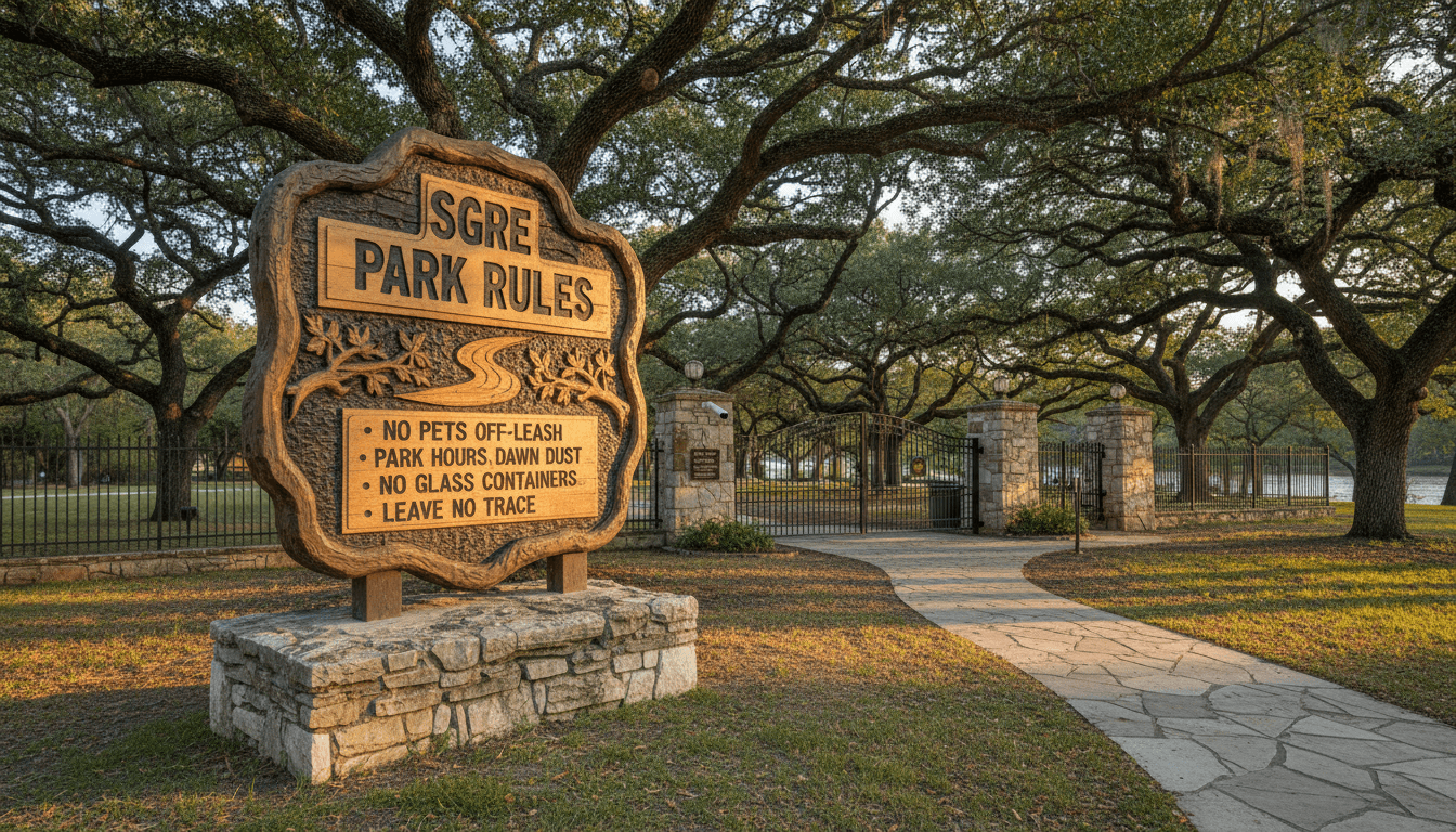 SGRE Park Rules